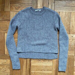 T by Alexander Wang Heather Gray Wool Sweater Small